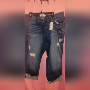 NWT Torrid Jean Size 22 with Patches